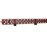 Éléments de ventilation de gouttière sans peigne 25 mm x 1 m - 2 pièces - rouge tuile PP UV, protection oiseaux, insectes, saletés