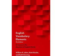 Éléments de vocabulaire en anglais