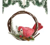 Éléments décoratifs pour sapin de Noël, pendentifs tissés faits à la main pour la décoration - Pendentifs en tissu pour ornements de Noël | Pour la maison intérieure et extérieure ainsi que pour le