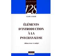 Eléments d'introduction à la psychanalyse, édition revue et corrigée