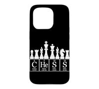 Éléments du Tableau périodique des échecs Échiquier Chimie Science Coque pour iPhone 15 Pro