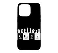 Éléments du Tableau périodique des échecs Échiquier Chimie Science Coque pour iPhone 15 Pro Max