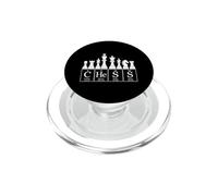 Éléments du Tableau périodique des échecs Échiquier Chimie Science PopSockets PopGrip pour MagSafe