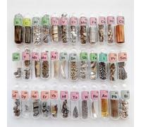 Éléments Métalliques Kit de Chimie pour les Collections d’Éléments le Matériel d’Expérience les Loisirs le DIY les Enseignants la Science le Cadeau Créatif-36pcs