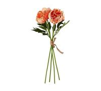 Elements Mikasa Bouquet de pivoines artificielles en Latex, Aspect et Toucher réalistes, Lot de 4 14 x 12,7 x 45,7 cm