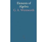 Elements of Algebra