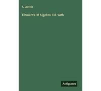 Elements Of Algebra Ed. 14th
