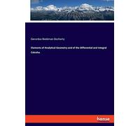 Elements Of Analytical Geometry And Of The Differential And Integral Calculus