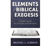 Elements of Biblical Exegesis
