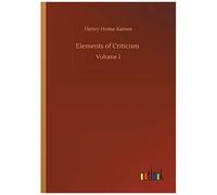 Elements Of Criticism