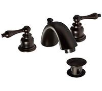 Elements of Design EB975AL Victorian Robinet de toilette large avec ouverture de bout, 5-3/4" à bec verseur Bronze huilé