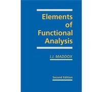 Elements Of Functional Analysis