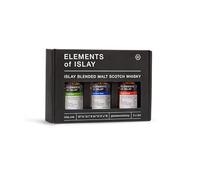 ELEMENTS OF ISLAY - Coffret 3 x 5 cl - Blended Malt Whisky - Origine : Ecosse - Alcool : 51,67% - Coffret : Cask Edit (46% alcool), Bourbon Cask (54,5% alcool), Sherry Cask (54,5% alcool) - 3x5cl