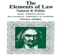 Elements Of Law, Natural And Political