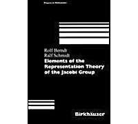 Elements Of The Representation Theory Of The Jacobi Group