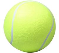 elemhome Balles de tennis géantes surdimensionnées de 24,1 cm pour enfants et adultes - Pour sports de plein air, plage, jouets à mâcher - Grande balle géante en caoutchouc