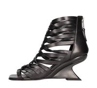 Elena Iachi Bottes noires Nero Neri e Grigi 38