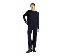 Elena Mirò, Femme, Pulls, Bleu, Taille: 42 FR Maglia bottoni ai polsi