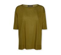 Elena Mirò - Lyocell Jersey T-shirt - Femme - Pulls - Vert - Taille: 42 FR