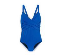 Elena Mirò - Maillot de bain une pièce drapé - Femme - Maillots de bain - Bleu - Taille: 40 FR