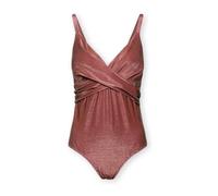 Elena Mirò - Maillot de bain une pièce drapé - Femme - Maillots de bain - Rouge - Taille: 44 FR