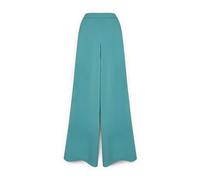 Elena Mirò - Pantalon Palazzo en Cady - Femme - Pantalons - Vert - Taille: 52 FR