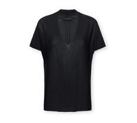 Elena Mirò - Pull en maille côtelée et mélange de viscose - Femme - Pulls - Noir - Taille: 36 FR