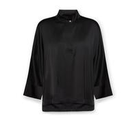 Elena Mirò - Satin Shirt - Femme - Blouses et Chemises - Noir - Taille: 44 FR