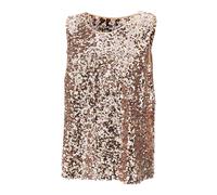 Elena Mirò - Sequin Top - Femme - Tops - Rose - Taille: 46 FR