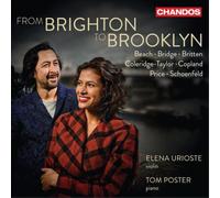 Elena Urioste et Tom Poster – From Brighton to Brooklyn – CD – NAXOS