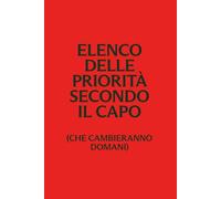 Elenco delle priorità secondo il capo: Quaderno ironico da ufficio per task, riunioni e liste di cose da fare | Regalo per colleghi