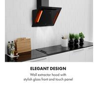 Eleonora 60 hotte aspirante 426 m³/h panneau tactile éclairage d'ambiance CEE A++ A++