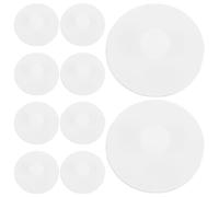 ELEOUTI 10 Pièces Bouchon en Silicone pour Bouteille d'eau Blanc, Anti-poussière et Facile à Utiliser, pour Conduite ou Bureau, Couvercle Étanche et Résistant aux Fuites