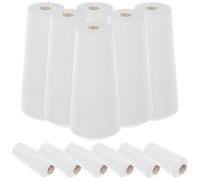 ELEOUTI 12pcs Boutons en Bois pour Cordons de Stores Vénitiens Blancs, Faciles à Fixer, Remplaçant Les Pièces Perdues ou Endommagées, Accessoires pour Fenêtres