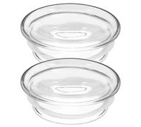 ELEOUTI 2 Couvercles de Rechange pour Pichet à Eau en Verre, Silicone, Anti-débordement, Lot de 2, pour Carafe, Usage Quotidien