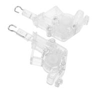 ELEOUTI 2 Pièces Crochet D'inclinaison pour Stores Mécanisme de Verrouillage Sécurisé, Contrôle Facile, Matériau Plastique et Métal, Accessoire pour Pose et Réglage de Stores