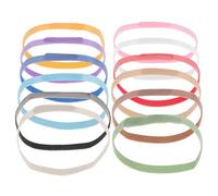 ELEOUTI 24 Pièces Collier Identification Ajustable pour Chiots et Chats -nés en Nylon et Polyester Double Face Confortable pour Éviter Les Échanges Accidentels