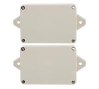 ELEOUTI 2pièces Boîte de Dérivation Étanche Plastique Coffret Électronique Robuste pour Projets DIY Facile à Installer et Boîtier de Jonction Polyvalent pour Électronique
