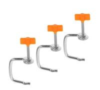 ELEOUTI 3pcs Pinces de Fixation pour Machine à Laminer la Pâte en Alliage de Fer et Pp, Accessoires Pratiques Cuisine à Domicile Pression Ajustable et Amélioration de Performance