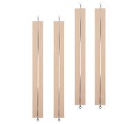 ELEOUTI 4 Bandes Chauffantes de Rechange pour Scelleuse Thermique 300 Mm, Fil Rond de Scelleuse pour Machine à Emballer sous Vide, Kit de Réparation D’éléments Chauffants pour Usage