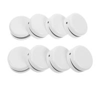 ELEOUTI 8 Pièces Capuchons de Poignée en Plastique Blanc pour Bouton de Commande Réglable du Réfrigérateur et Congélateur, Installation Rapide et Utilisation Facile