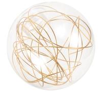 ELEOUTI Abat-jour en Verre Globe Or Élégant pour Lampe Suspendue, Cache-ampoule Protecteur, Remplacement D'abat-jour en Verre pour Lampe de Bureau Moderne