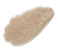 ELEOUTI Accessoire Salle de Bain Brosse Dorsale Murale en Tpe avec Ventouse Adhésive, Coussinet de Pied Résistant, Bain, Utilisation Mixte