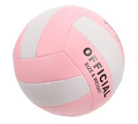 ELEOUTI Ballon de Volley D'intérieur Souple en PU pour Entraînement et Examen D'entrée, Ballon de Volley-Ball Gonflable Durable et Précis, Équipement Sportif Standard pour Compétition