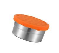 ELEOUTI Boîte à Lunch Couvercle en Silicone Étanche en Acier Inoxydable 304 Compacte et Facile à Nettoyer, pour Repas en Plein Air et Garçon et Filles