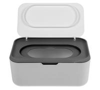 ELEOUTI Boîte de Lingettes Réutilisable en Pp Léger Couvercle, Conteneur Rechargeable pour Lingettes Humides, pour Tiroirs et Table à Manger, Usage Facile Main