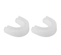 ELEOUTI Brosse à dents en forme de U, tête de rechange 2pcs, silicone blanc, facile à installer, compatible avec la plupart des brosses à dents en U, pour adulte