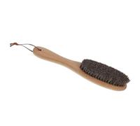 ELEOUTI Brosse en Bois avec Poils Doux en Crin de Cheval pour Nettoyage du Corps Peau du Cheval, Conçue Toilettage en Extérieur