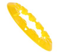 ELEOUTI Cache Moyeu de Roue ATV Jaune en Plastique 8 Pouces pour Pneus Ballon, Décoration Résistante aux Chocs et Protection Élégante des Roues de Quad