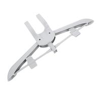 ELEOUTI Cintre Pliable pour Défroisseur Vapeur Accessoire pour Machine à Repasser Plastique Résistant 16 MM Gris Clair Étendoir Pratique pour Vêtements et Pantalons à la Maison